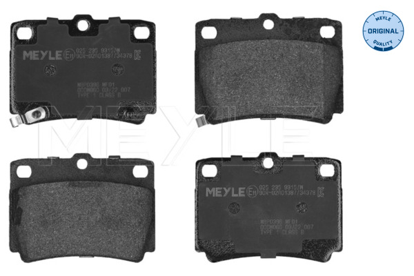 Brake Pad Set, disc brake (Rear axle)  Art. 0252359315W