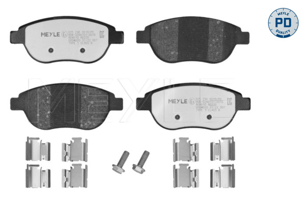 Brake Pad Set, disc brake (Front axle)  Art. 0252360019PD