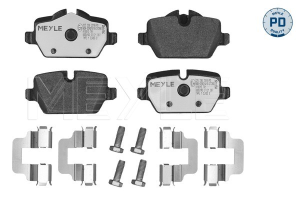 Brake Pad Set, disc brake (Rear axle)  Art. 0252362316PD