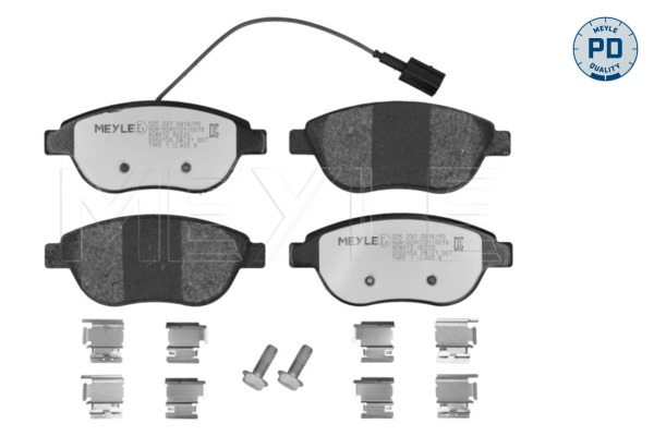 Brake Pad Set, disc brake (Front axle)  Art. 0252370919PD