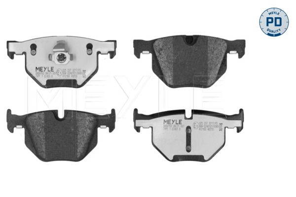 Brake Pad Set, disc brake (Rear axle)  Art. 0252373217PD