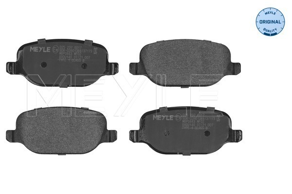 Brake Pad Set, disc brake (Rear axle)  Art. 0252376017