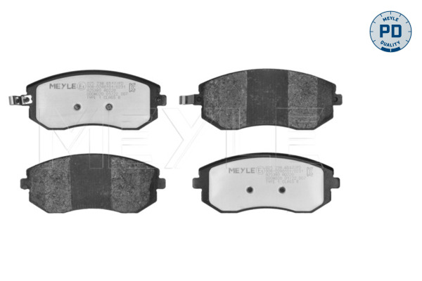 Brake Pad Set, disc brake (Front axle)  Art. 0252386517PD