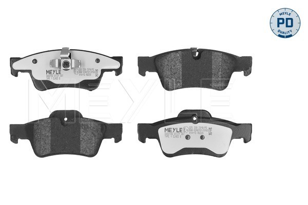 Brake Pad Set, disc brake (Rear axle)  Art. 0252392318PD