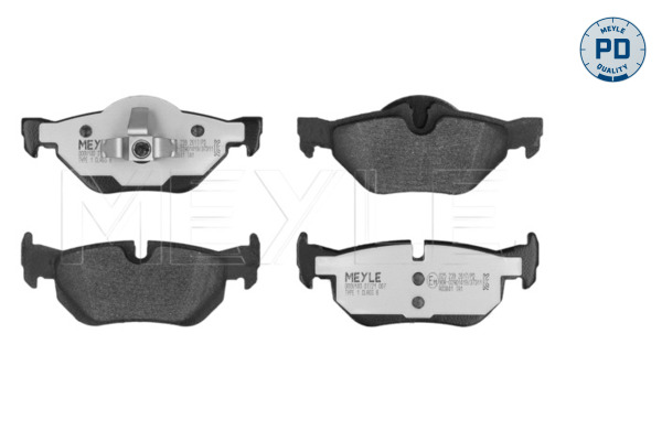 Brake Pad Set, disc brake (Rear axle)  Art. 0252392617PD