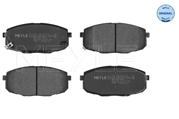 Brake Pad Set, disc brake (Front axle)  Art. 0252396617W