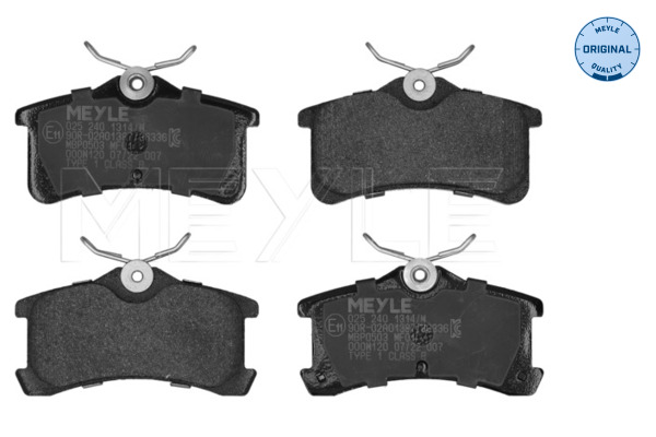 Brake Pad Set, disc brake (Rear axle)  Art. 0252401314W