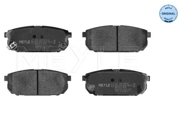 Brake Pad Set, disc brake (Rear axle)  Art. 0252405815W