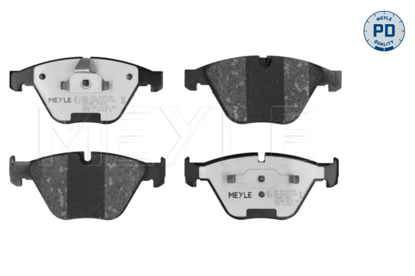 Brake Pad Set, disc brake (Front axle)  Art. 0252416120PD