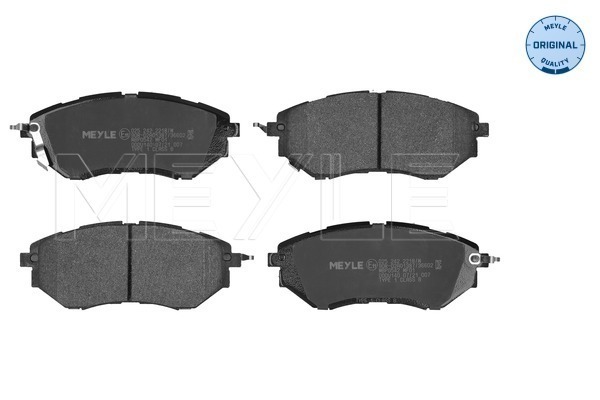 Brake Pad Set, disc brake (Front axle)  Art. 0252422218W