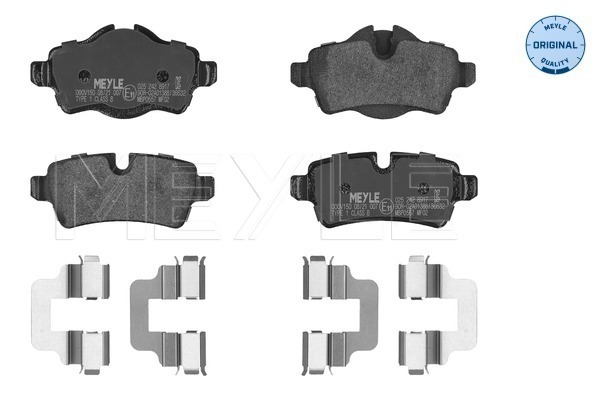 Brake Pad Set, disc brake (Rear axle)  Art. 0252428917