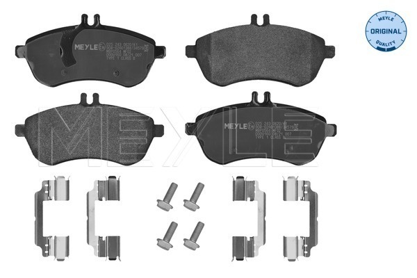 Brake Pad Set, disc brake (Front axle)  Art. 0252430620K1