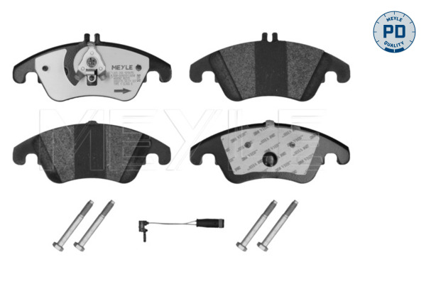 Brake Pad Set, disc brake (Front axle)  Art. 0252431019PD