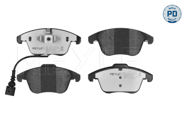 Brake Pad Set, disc brake (Front axle)  Art. 0252433219PD