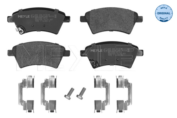 Brake Pad Set, disc brake (Front axle)  Art. 0252439116W