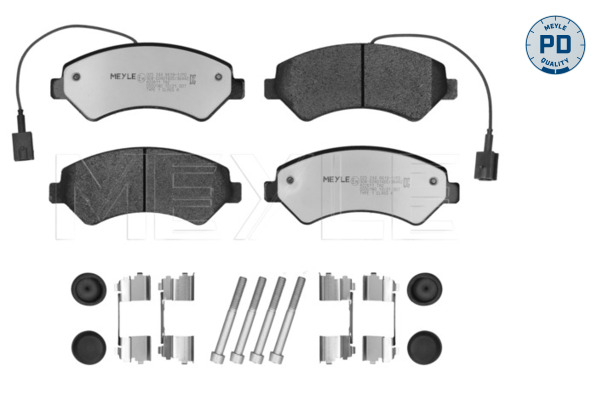 Brake Pad Set, disc brake (Front axle)  Art. 02524466191PD