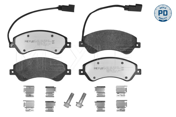 Brake Pad Set, disc brake (Front axle)  Art. 0252448518PD