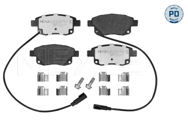 Brake Pad Set, disc brake (Rear axle)  Art. 0252448617PD