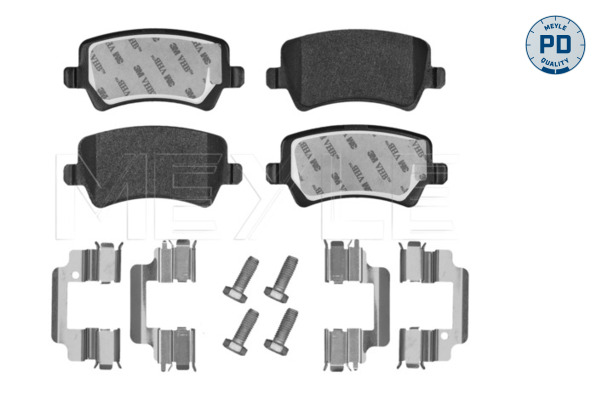 Brake Pad Set, disc brake (Rear axle)  Art. 0252449618PD