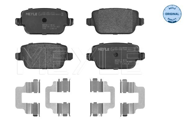 Brake Pad Set, disc brake (Rear axle)  Art. 0252453715