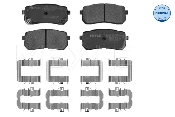 Brake Pad Set, disc brake (Rear axle)  Art. 0252455915W