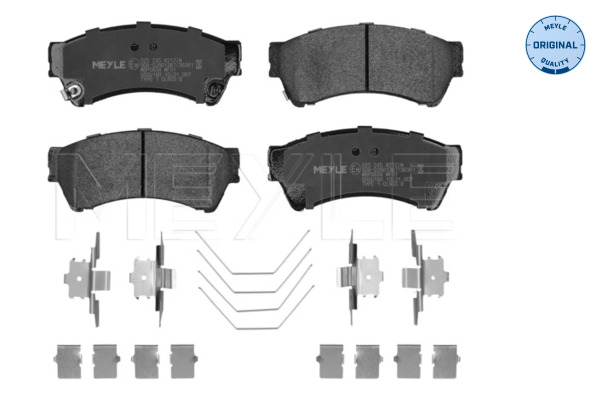 Brake Pad Set, disc brake (Front axle)  Art. 0252458217W