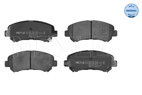 Brake Pad Set, disc brake (Front axle)  Art. 0252463217