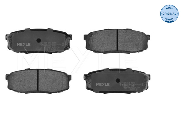 Brake Pad Set, disc brake (Rear axle)  Art. 0252465317