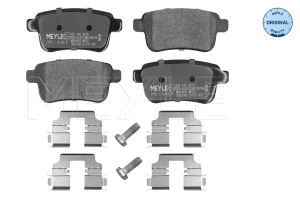 Brake Pad Set, disc brake (Rear axle)  Art. 0252469216