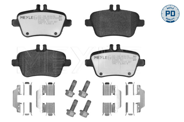 Brake Pad Set, disc brake (Rear axle)  Art. 0252484818PD