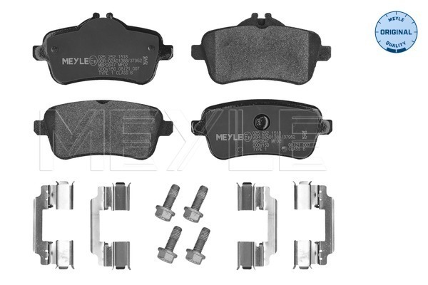 Brake Pad Set, disc brake (Rear axle)  Art. 0252521518