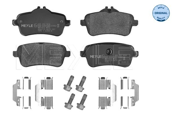 Brake Pad Set, disc brake (Rear axle)  Art. 0252521618