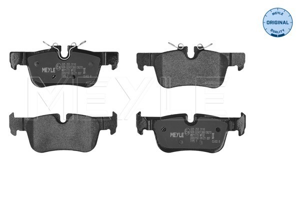 Brake Pad Set, disc brake (Rear axle)  Art. 0252533116