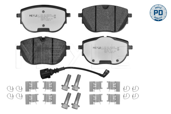 Brake Pad Set, disc brake (Front axle)  Art. 0252626818PD