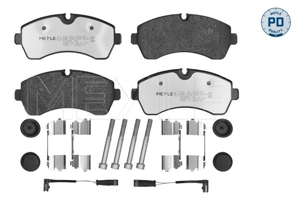 Brake Pad Set, disc brake (Front axle)  Art. 0252920020PD