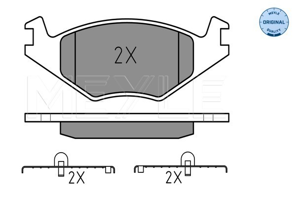 Brake Pad Set, disc brake (Front axle)  Art. 0252088715