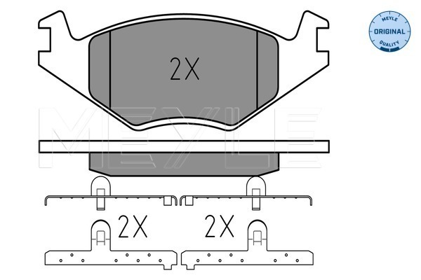 Brake Pad Set, disc brake (Front axle)  Art. 0252088719