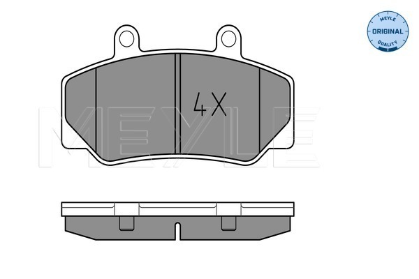 Brake Pad Set, disc brake (Front axle)  Art. 0252123316