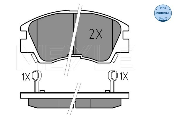 Brake Pad Set, disc brake (Front axle)  Art. 0252137316W