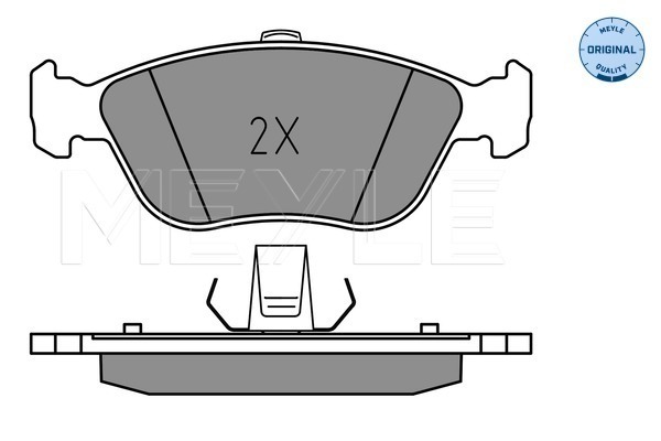 Brake Pad Set, disc brake (Left, Right, Front axle)  Art. 0252149219