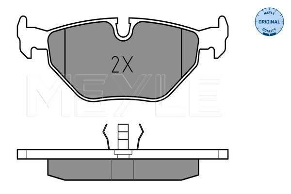 Brake Pad Set, disc brake (Rear axle)  Art. 0252160717