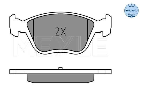 Brake Pad Set, disc brake (Front axle)  Art. 0252163719W