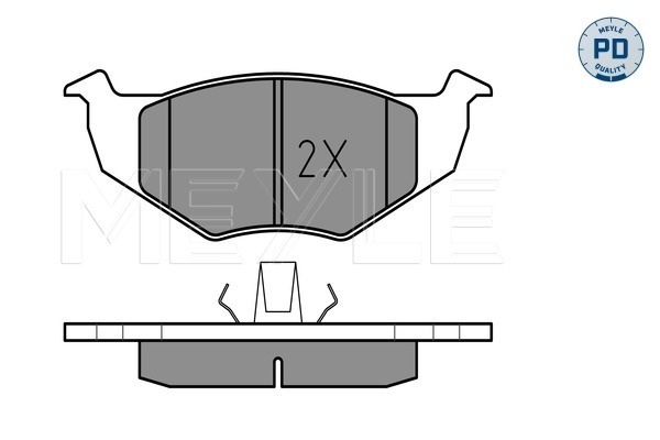 Brake Pad Set, disc brake (Front axle)  Art. 0252186615PD