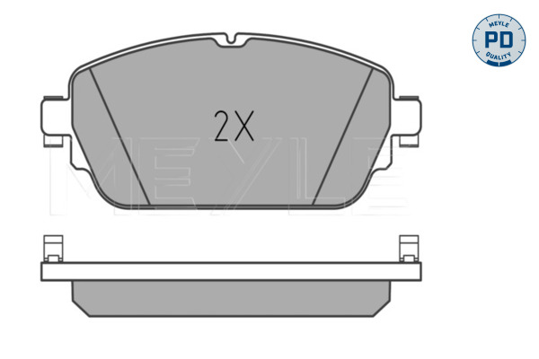 Brake Pad Set, disc brake (Double cloth)  Art. 0252203119PD