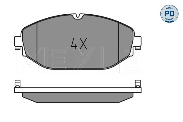 Brake Pad Set, disc brake (Front axle)  Art. 0252207619PD