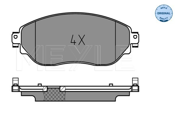 Brake Pad Set, disc brake (Front axle)  Art. 0252208718