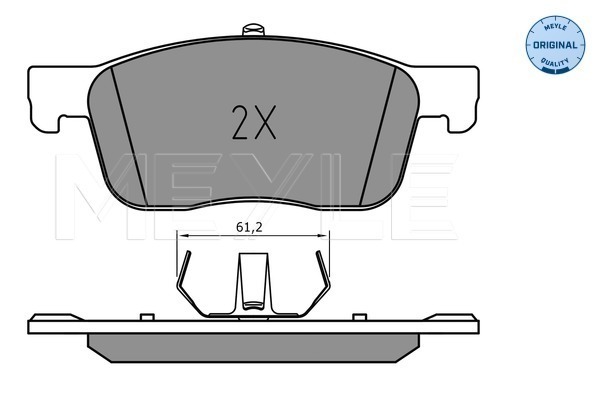 Brake Pad Set, disc brake (Front axle)  Art. 0252259417