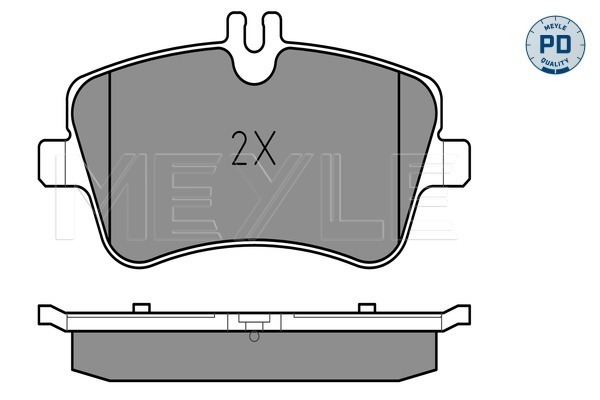 Brake Pad Set, disc brake (Front axle)  Art. 0252314419PD