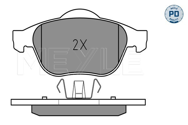 Brake Pad Set, disc brake (Front axle)  Art. 0252324518PD