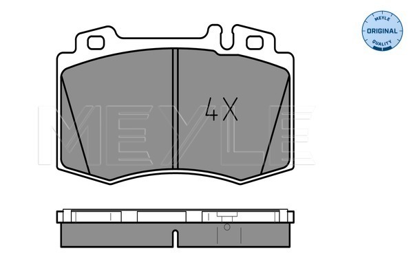 Brake Pad Set, disc brake (Front axle)  Art. 0252327117